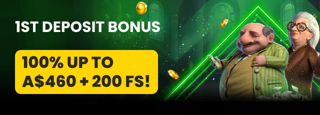 1st deposit bonus